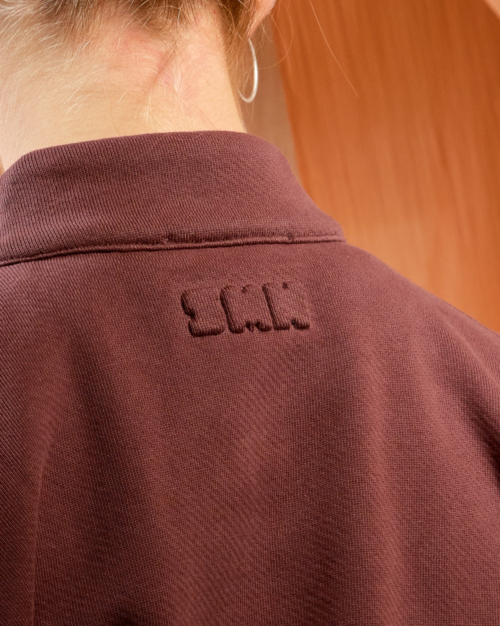 COBRA ZIP SWEATER BROWNIE