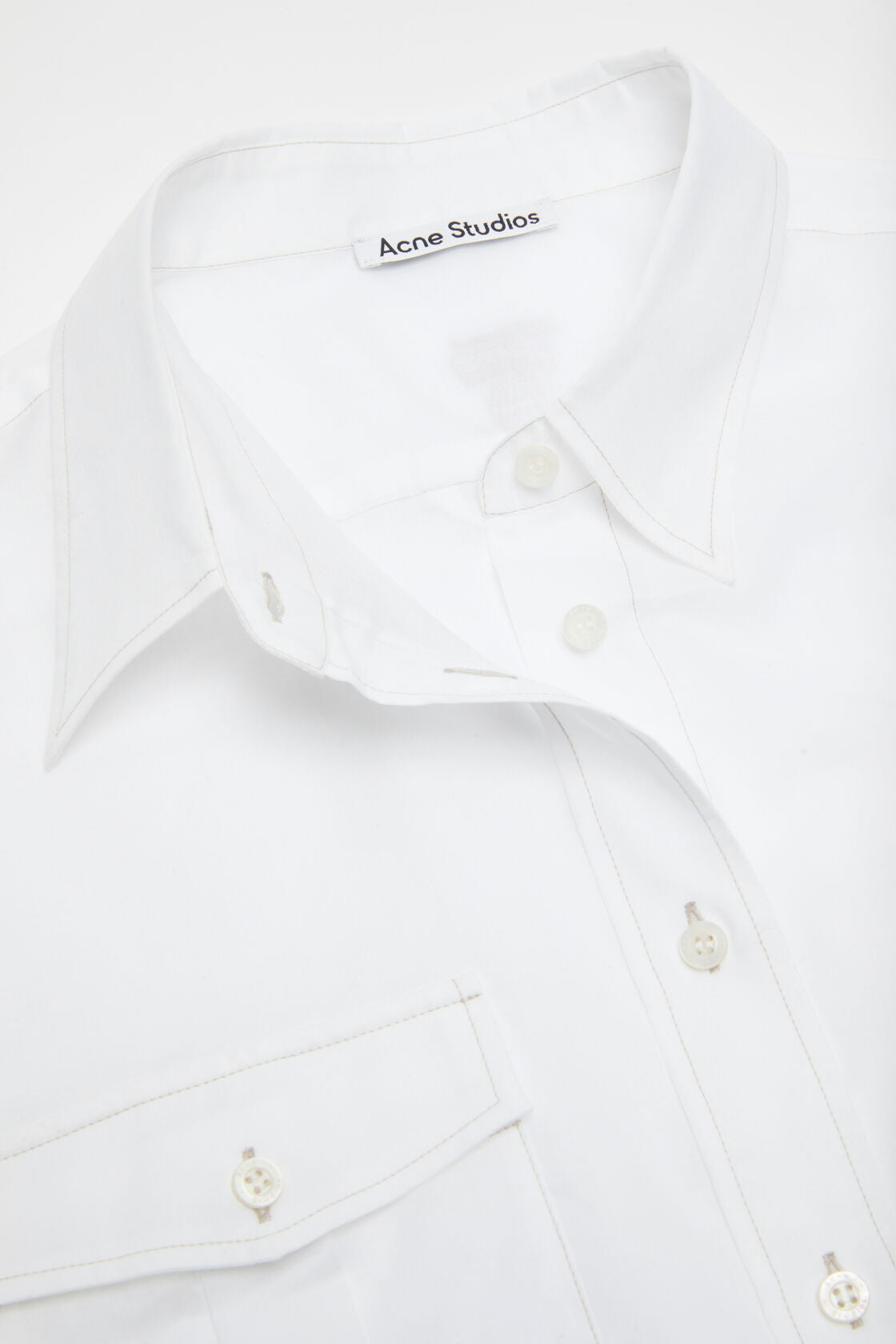 CROPPED BLOUSE OPTIC WHITE