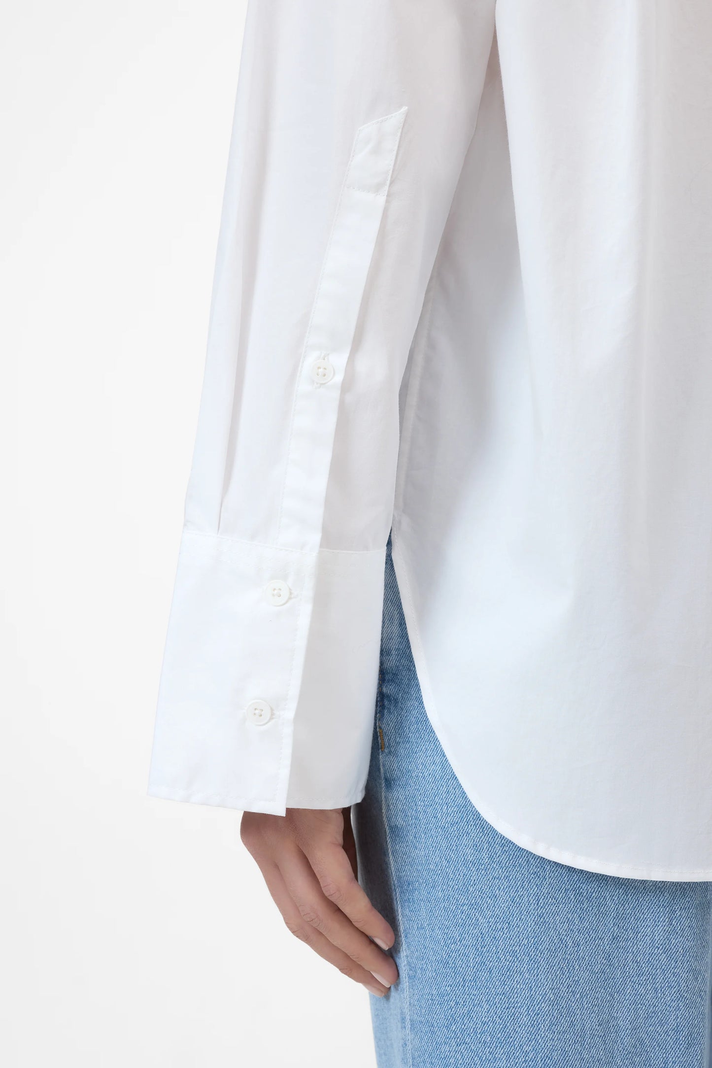 SCARF SHIRT WHITE