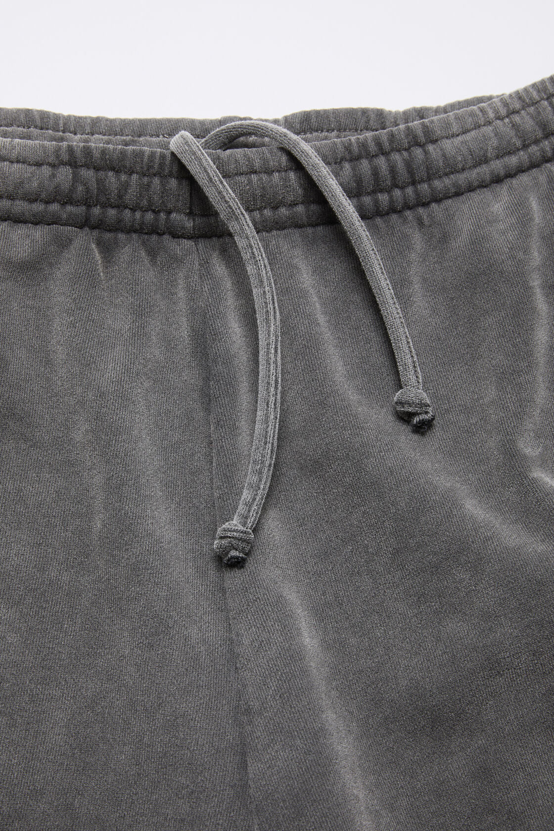 FLEECE SHORT FADED BLACK