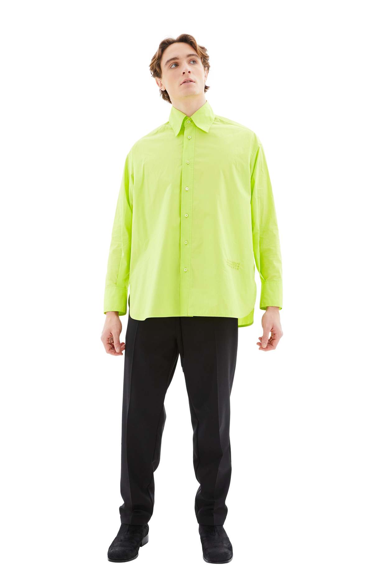 LONG-SLEEVED SHIRT NEON GREEN