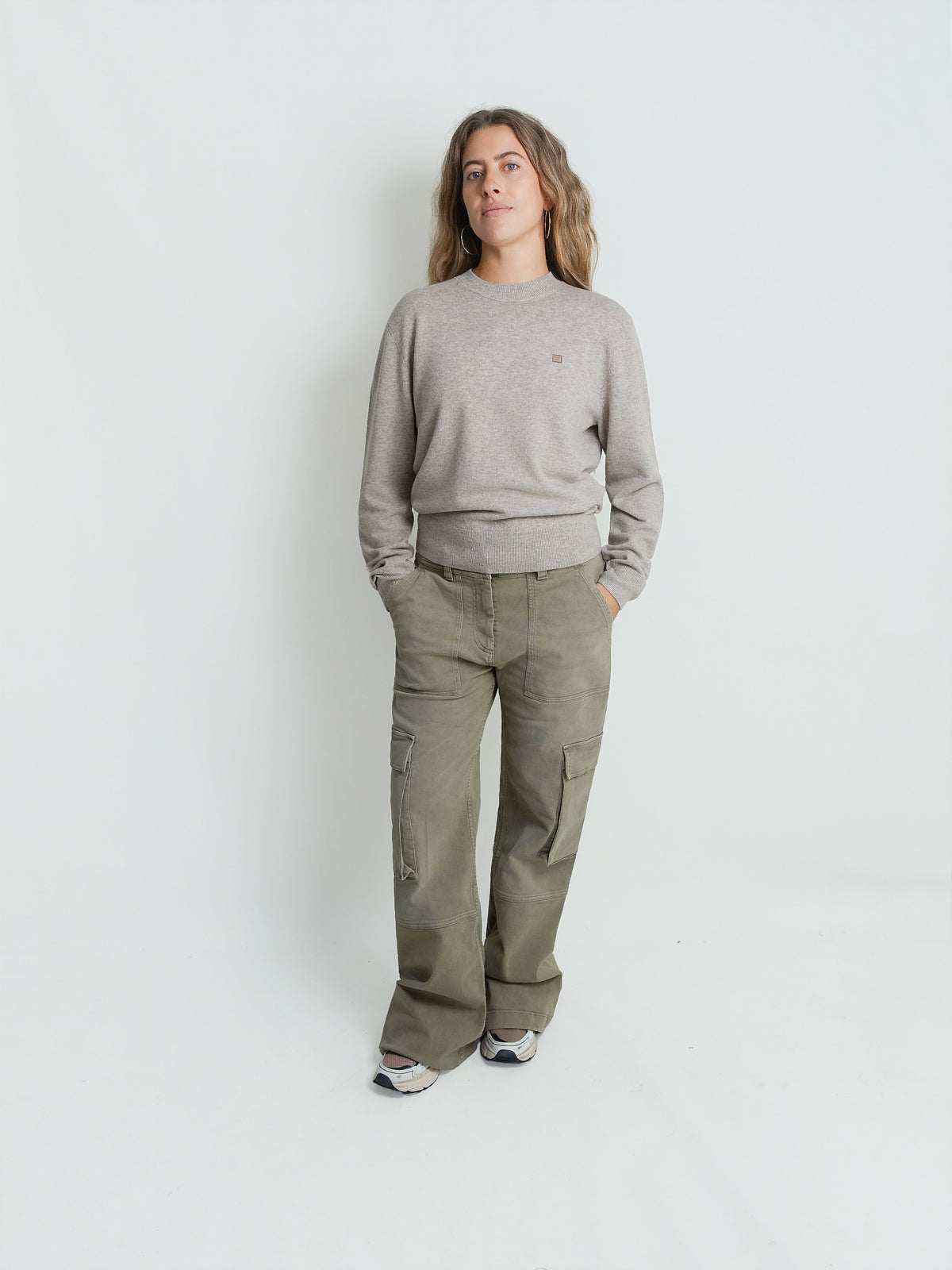 KNITWEAR GREIGE MELANGE