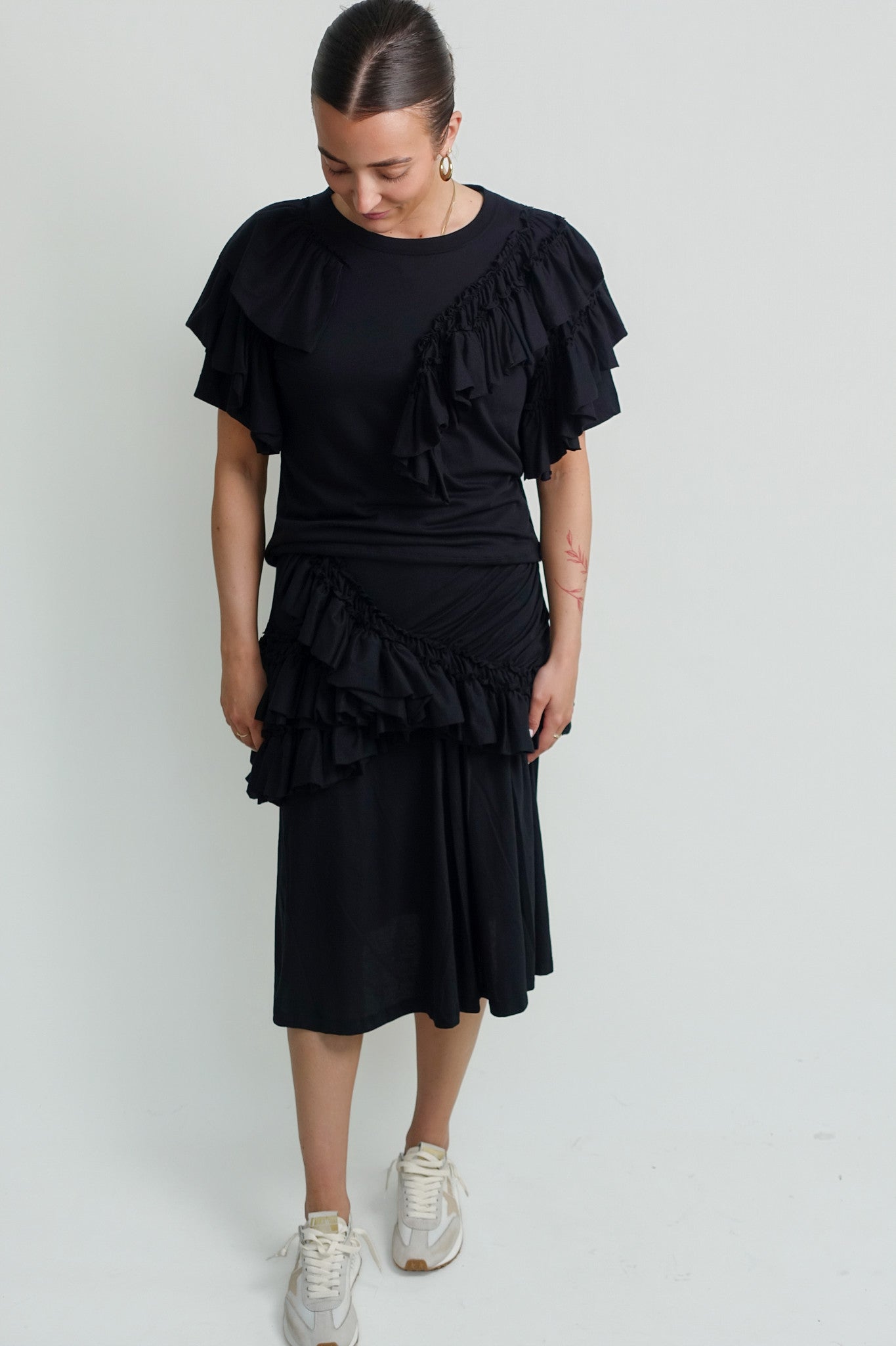 HUMEY 3606 W.K.SS.T-SHIRT BLACK