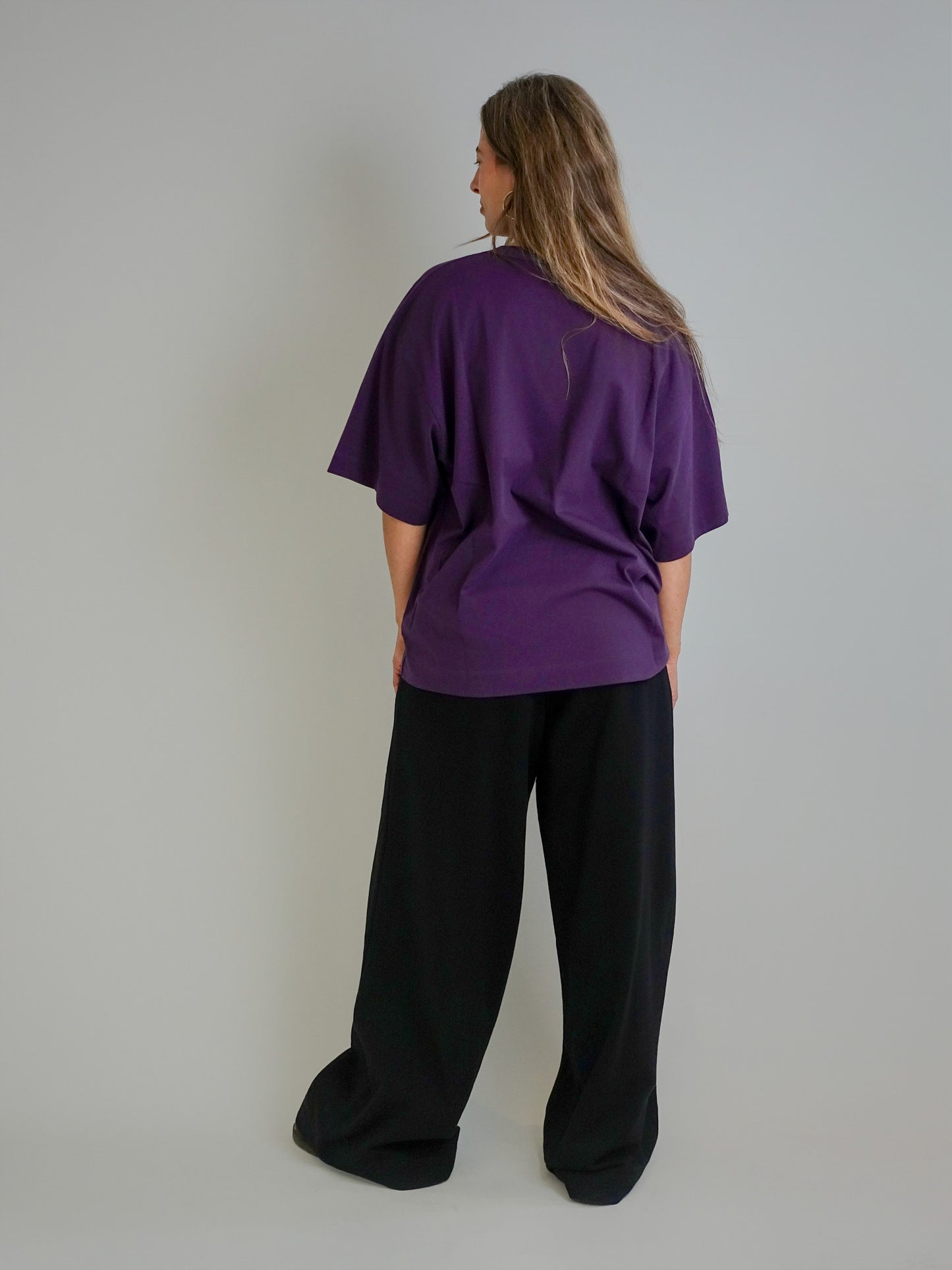 HEGELS T-SHIRT DARK PURPLE