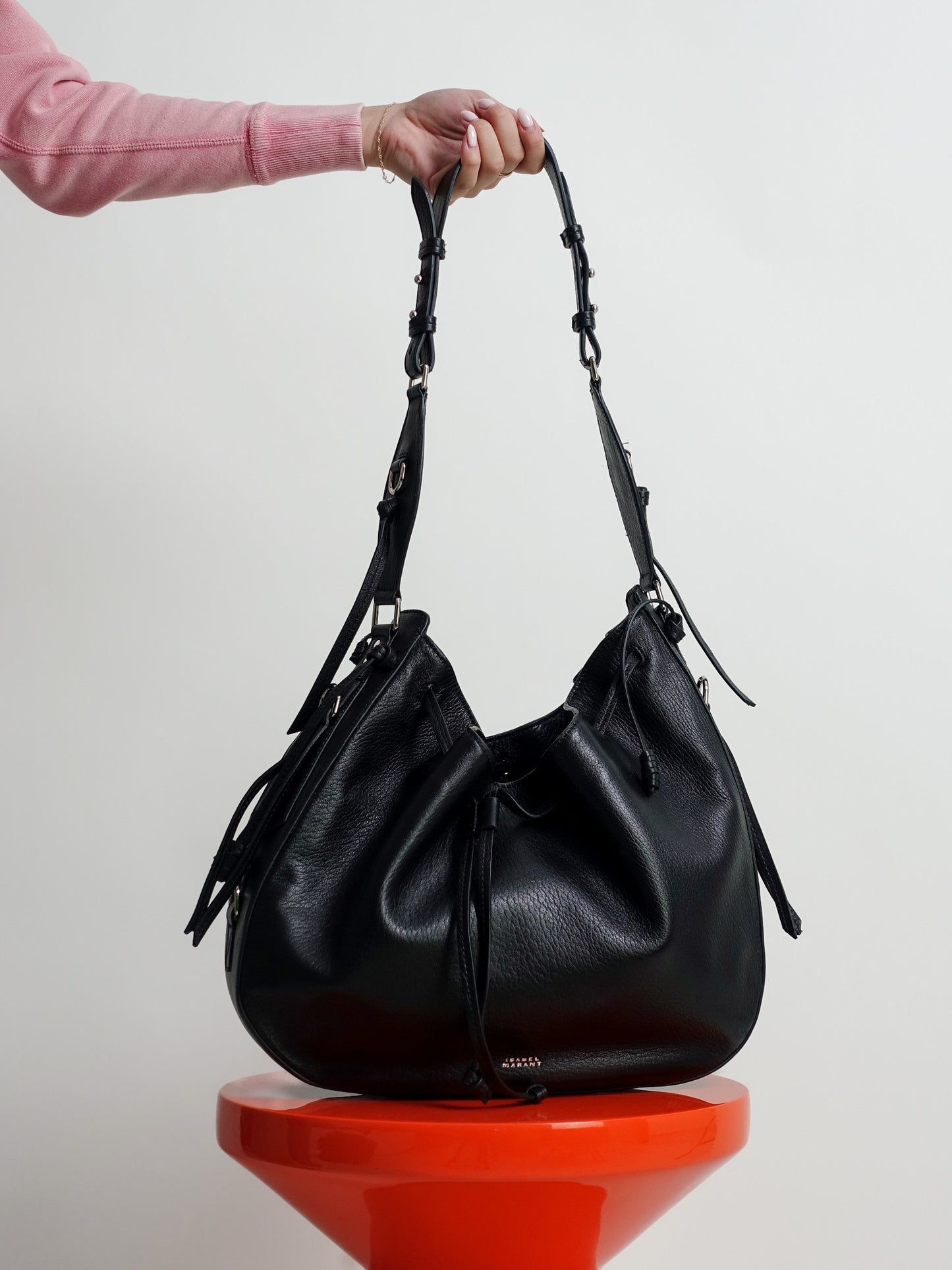 BOLTON HOBO BLACK/SILVER