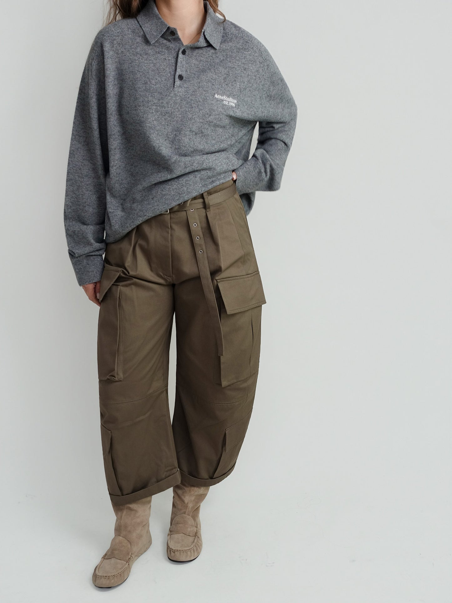 PAMA BOLTON TROUSER KHAKI GREEN