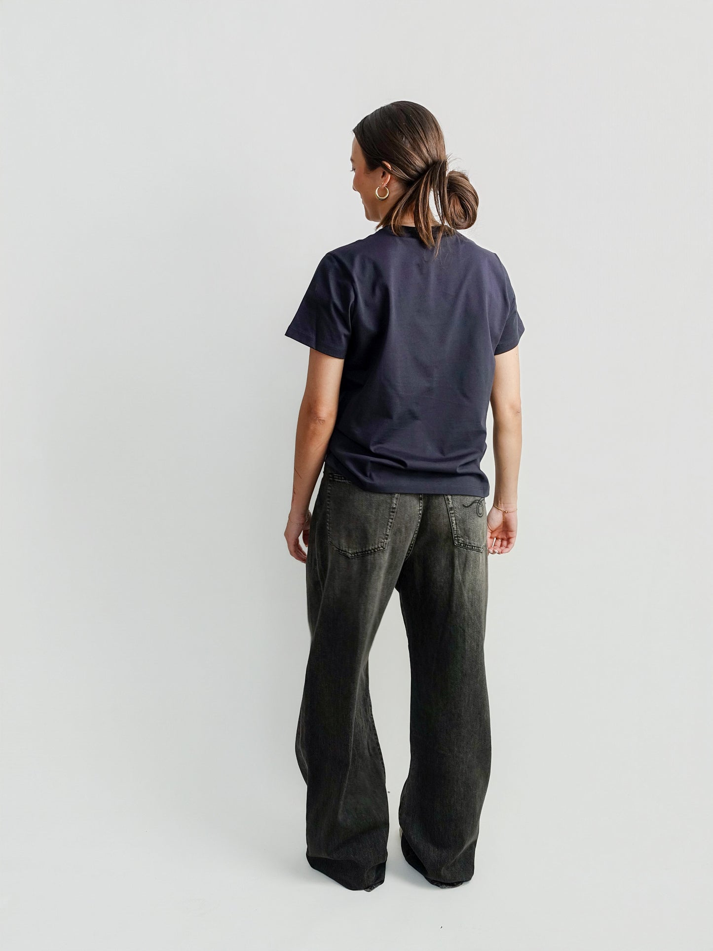 BASIC COTTON JERSEY T-SHIRT PHANTOM