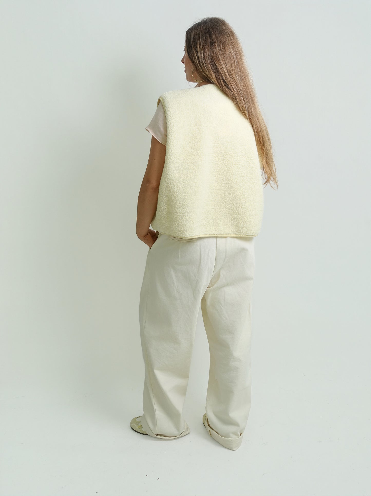 HOKTOWN GILET ECRU