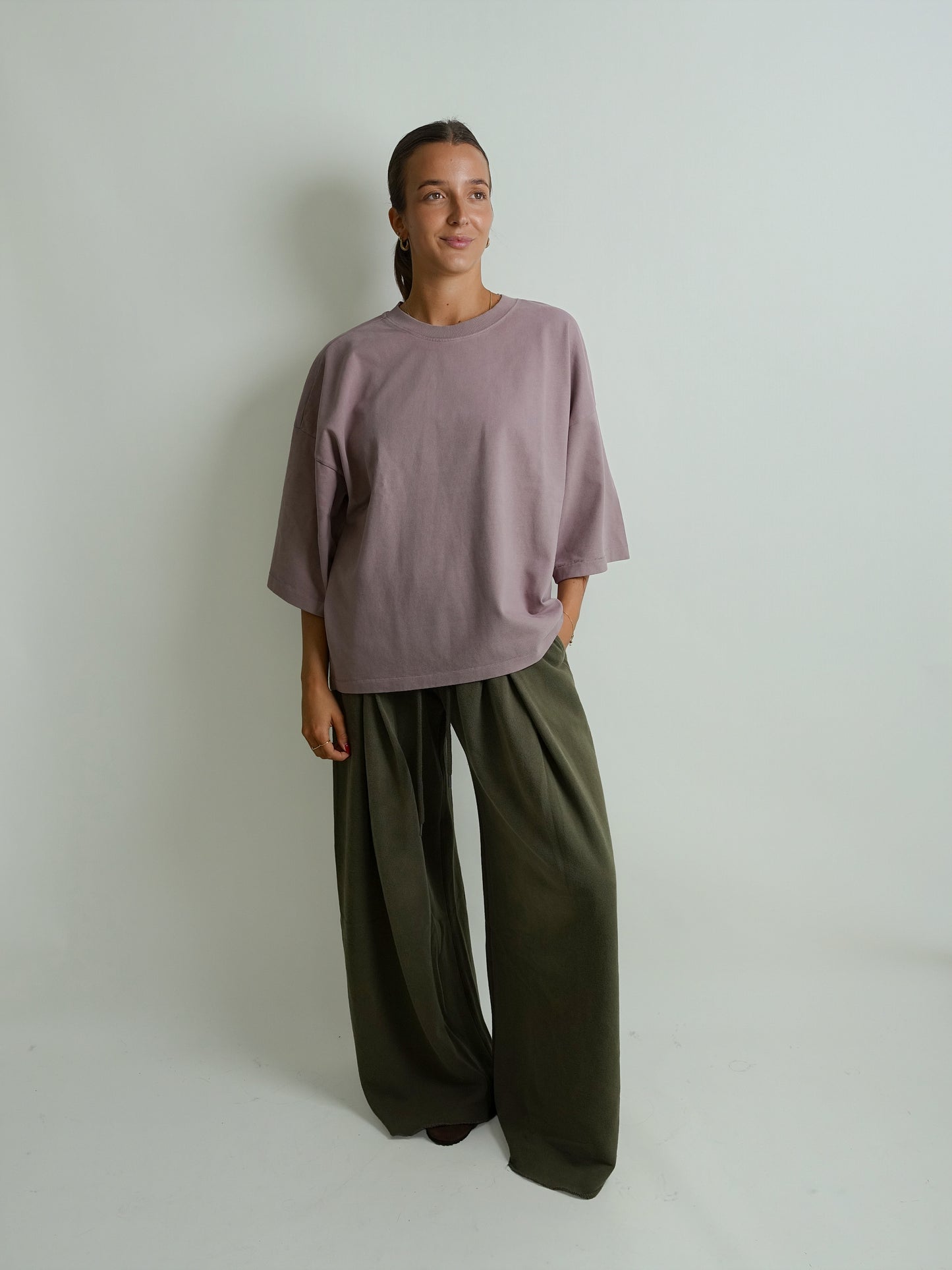 BEN T-SHIRT DUSTY LILAC