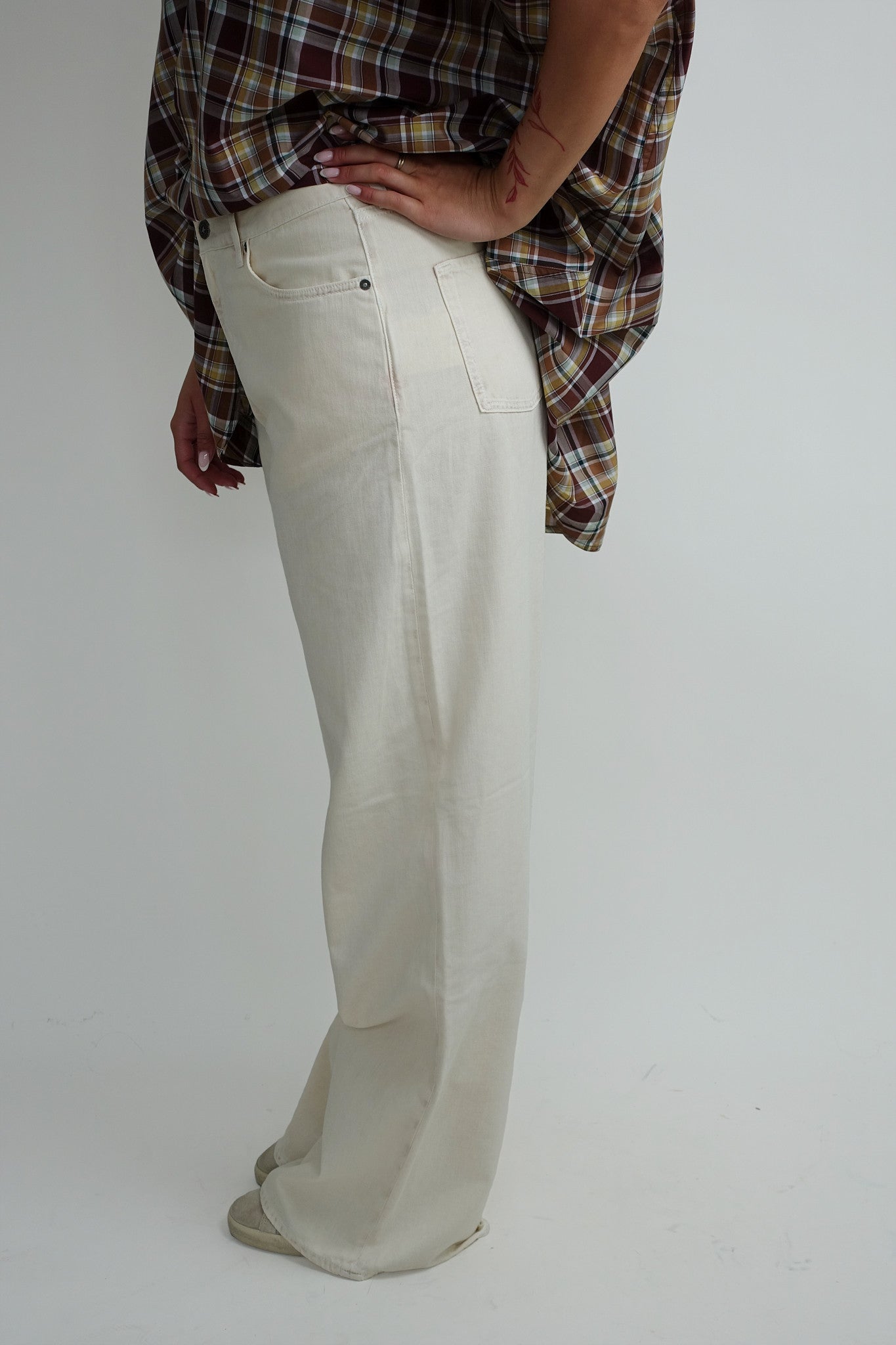 PANT MELODY BOYFRIEND DENIM YELLOW
