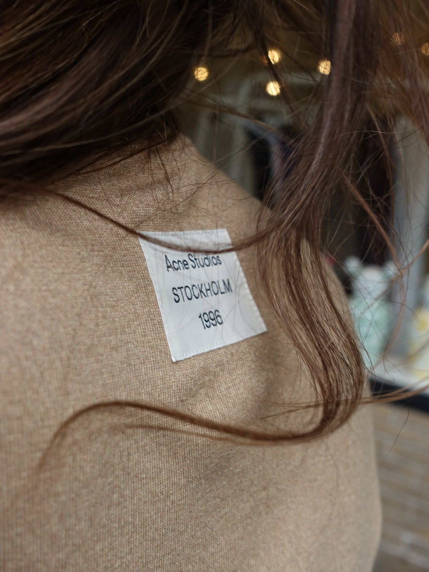 KNITTED SWEATER SAND BEIGE