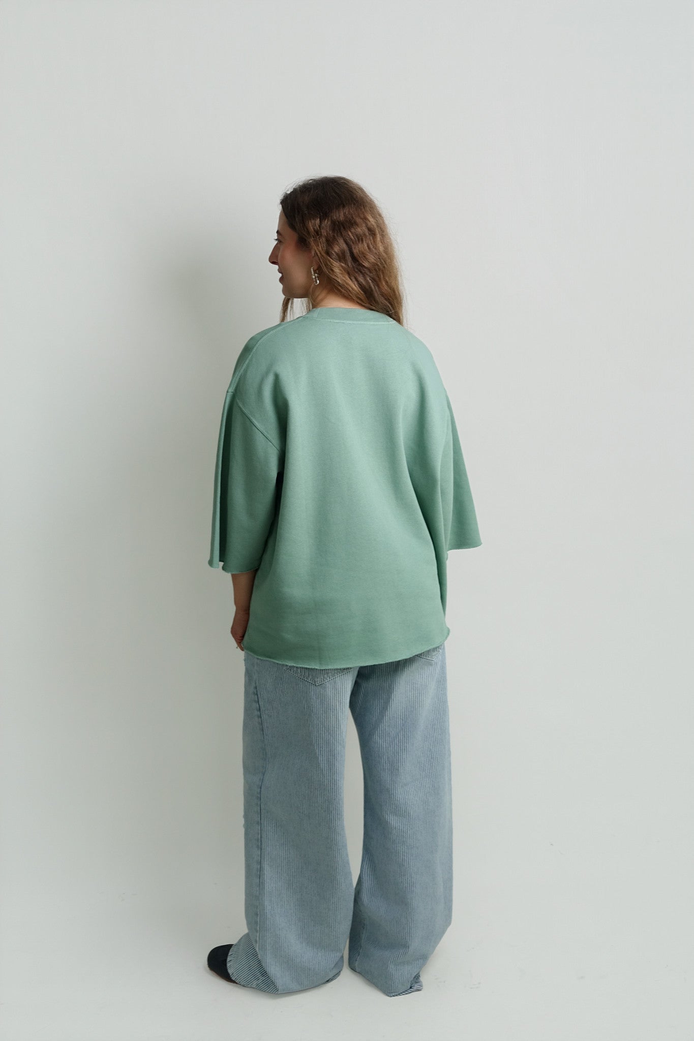 TONY SWEATER TEE SAGE GREEN