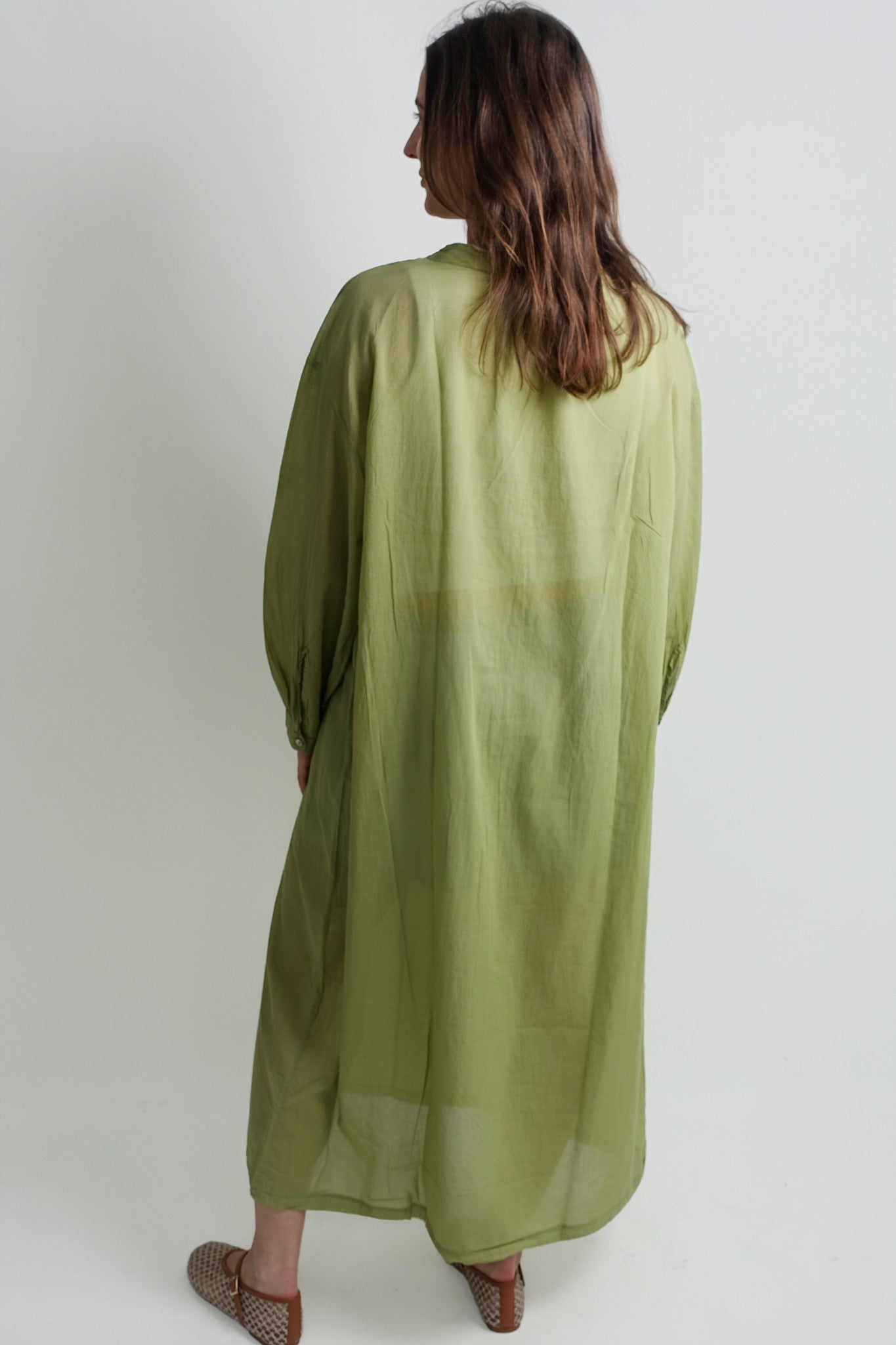 DRESS OLIVE GREEN