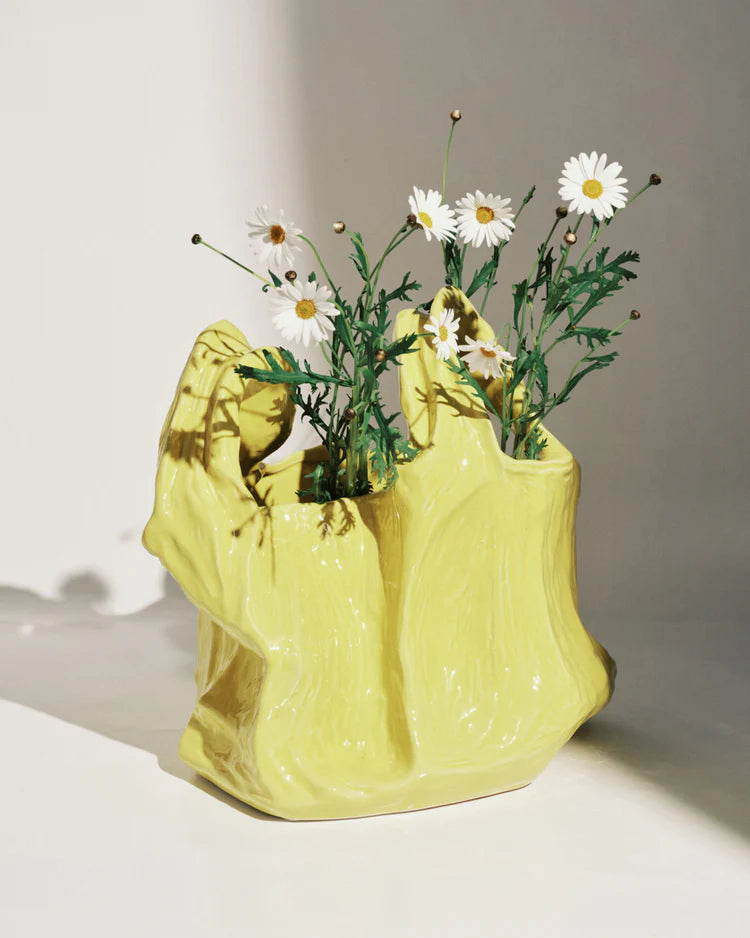 VASE S GALA YELLOW