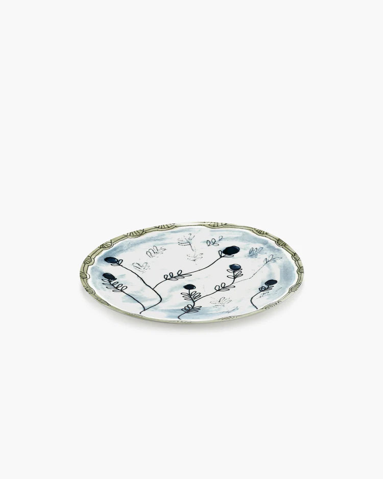 PLATE L MIRTILLO TEA GREEN