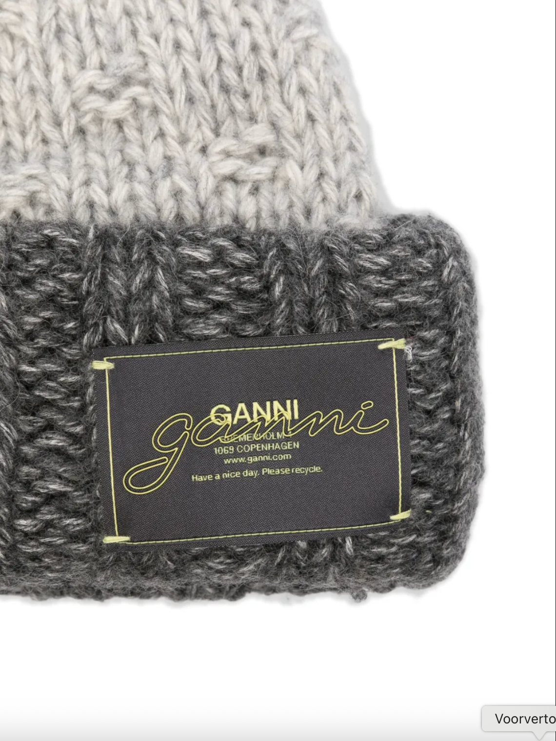 WOOL COTTON BUBBLE BEANIE MULTICOLOUR