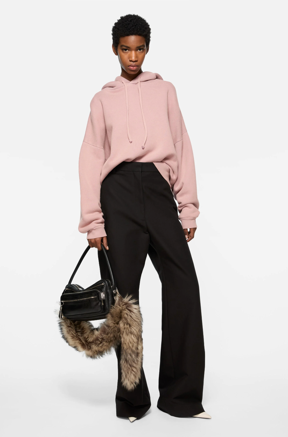 HOODED SWEATER LAVENDER PURPLE