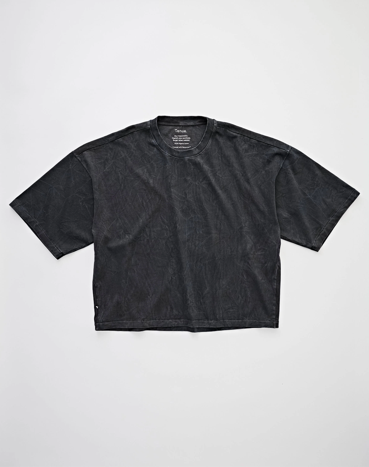 BEN T-SHIRT TRASHED BLACK TRASHED BLACK