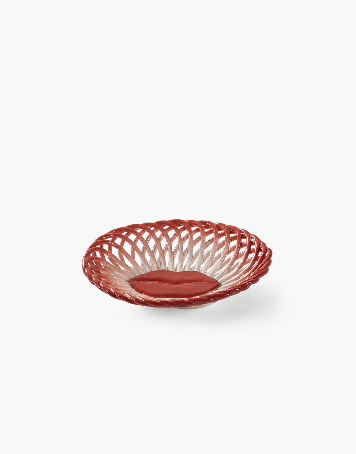 BASKET RED WHITE
