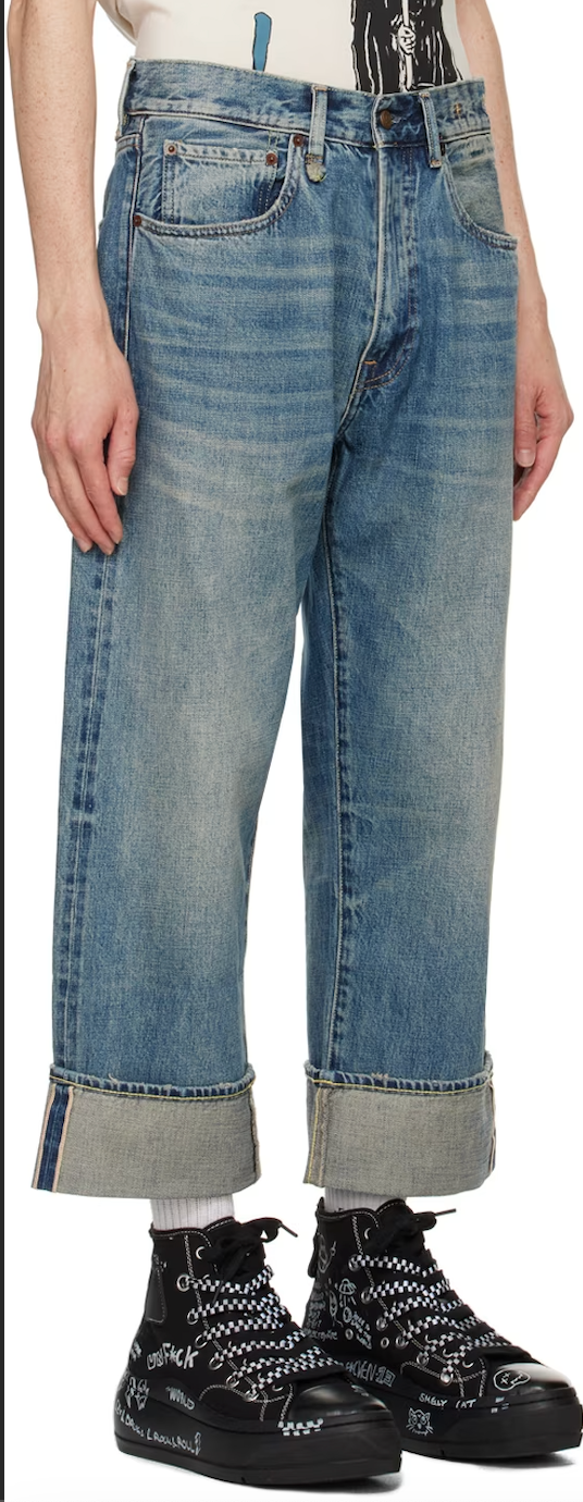 CUFFED X-BF JEAN VINTAGE ASH BLUE