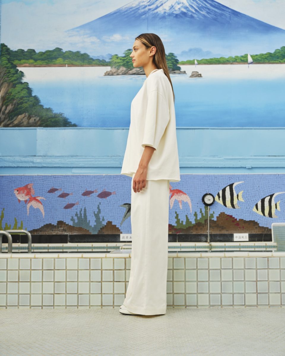 TONY SWEATER TEE ECRU