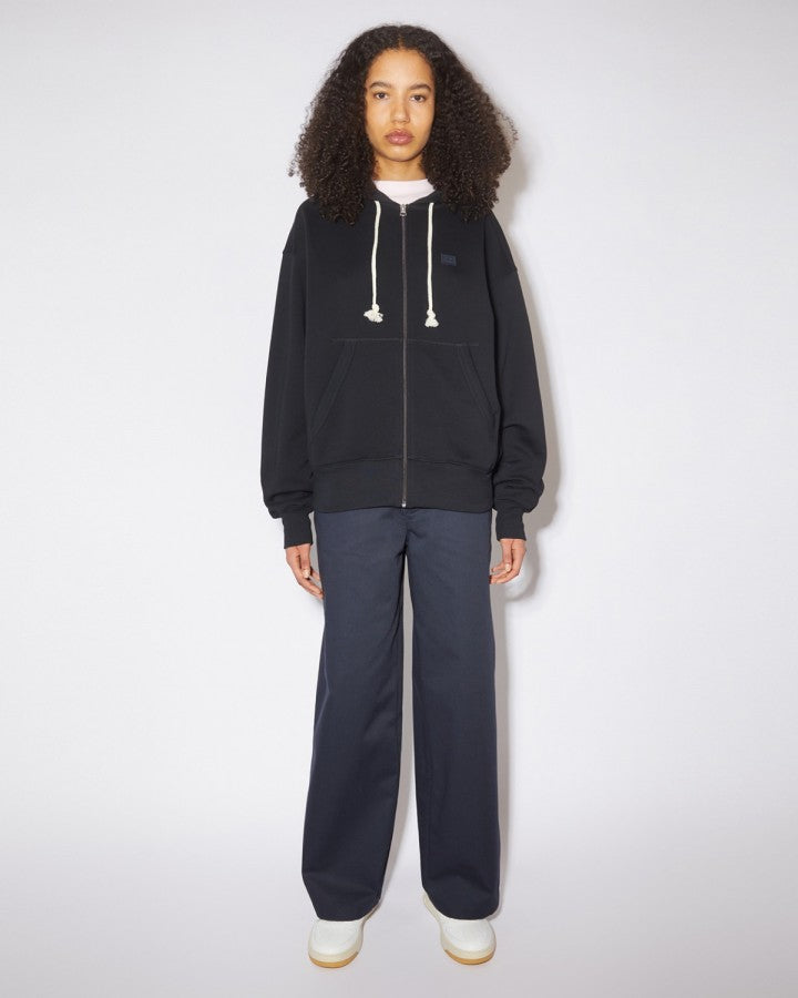 FULL ZIP HOODIE BLACK