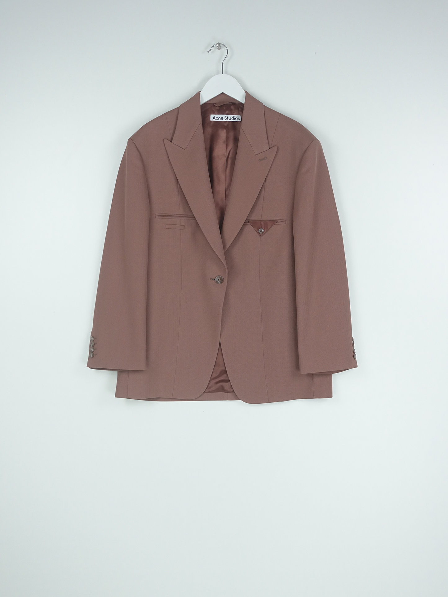 SUIT BLAZER METALLIC BROWN