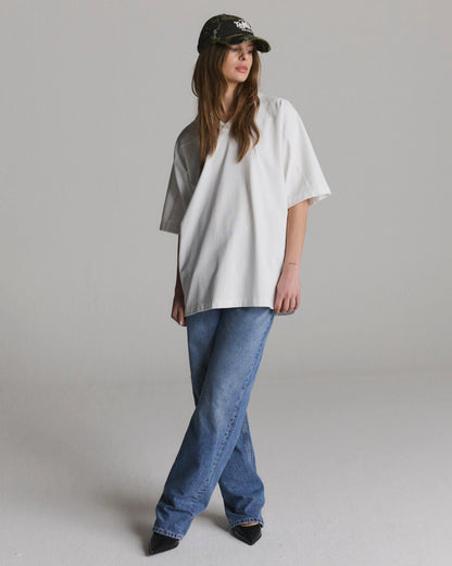 Varsity V-Neck U Optic White
