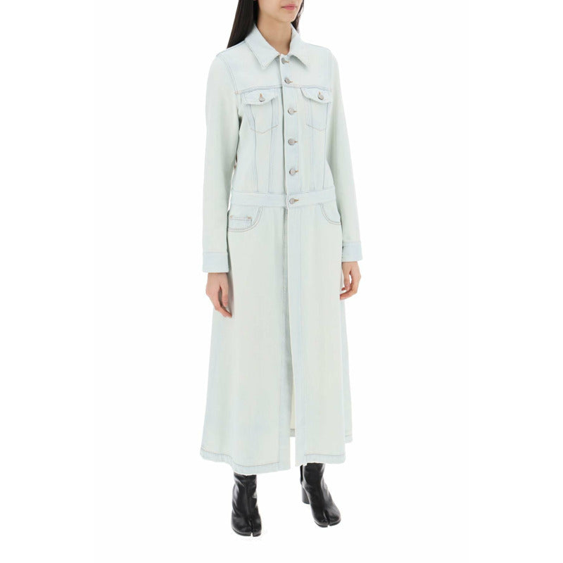 DENIM COAT LIGHT BLUE
