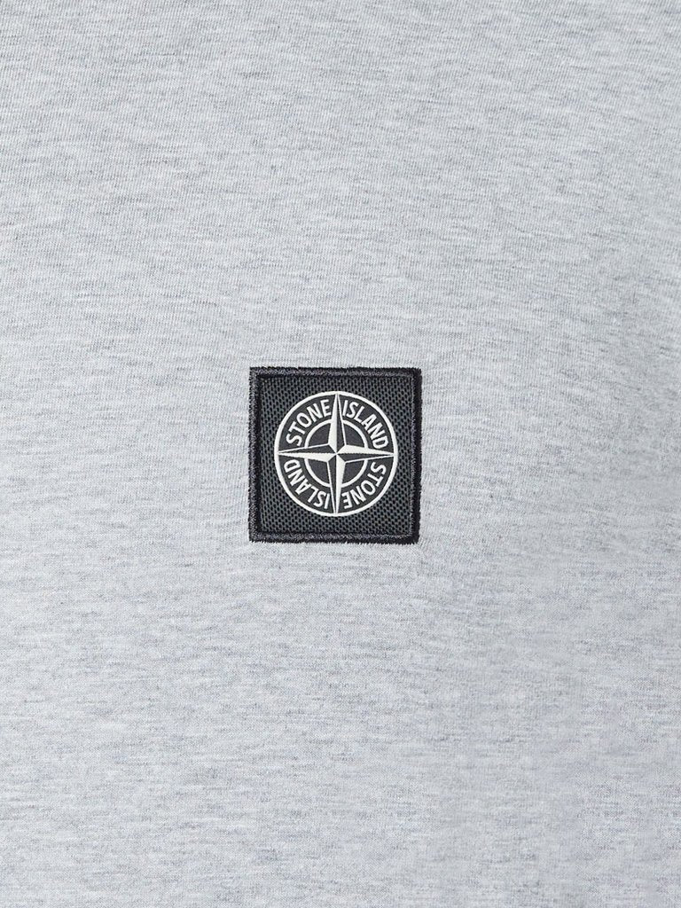 LONG SLEEVE POLO MELANGE GREY