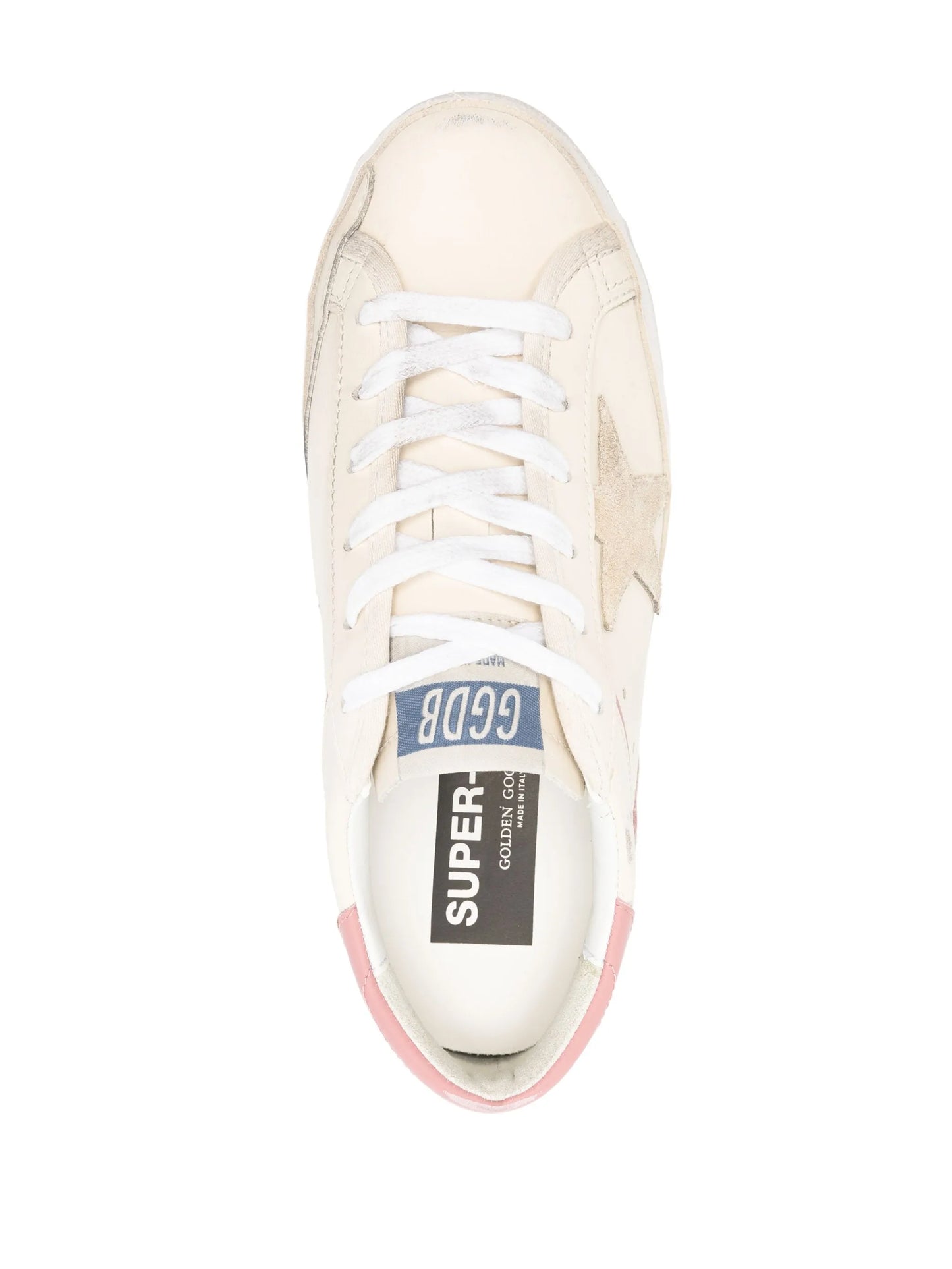 SUPER-STAR LEATHER UPPER SUEDE STAR LEATHER HEEL CREAM/SEEDPEARL/ASH ROSE