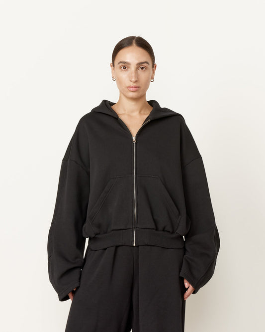 SWEATSHIRT BLACK HOODIE