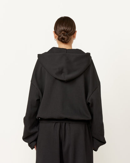 SWEATSHIRT BLACK HOODIE
