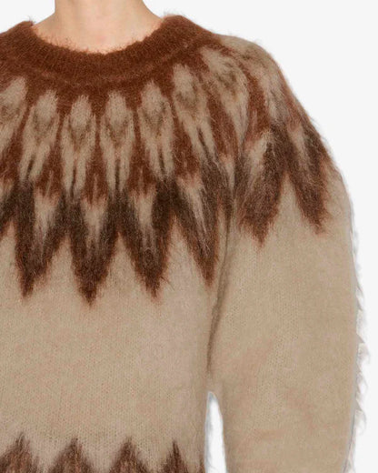 NATANIA PULLOVER RUST