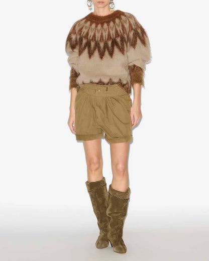 NATANIA PULLOVER RUST