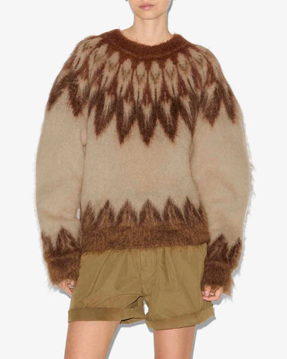 NATANIA PULLOVER RUST