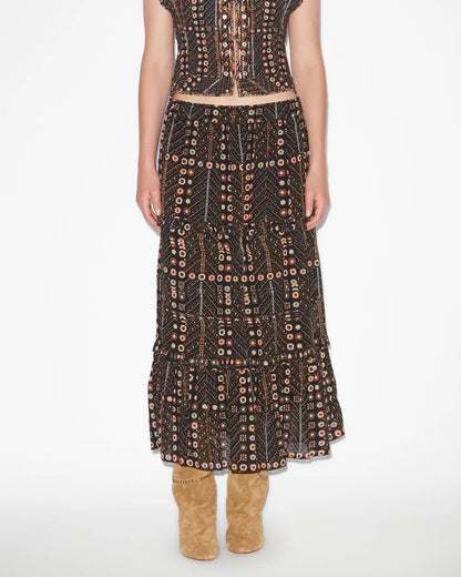 DIYA SKIRT FADED BLACK