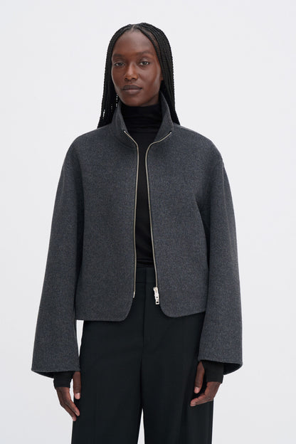 DAFINA JACKET DARK GREY MELANGE