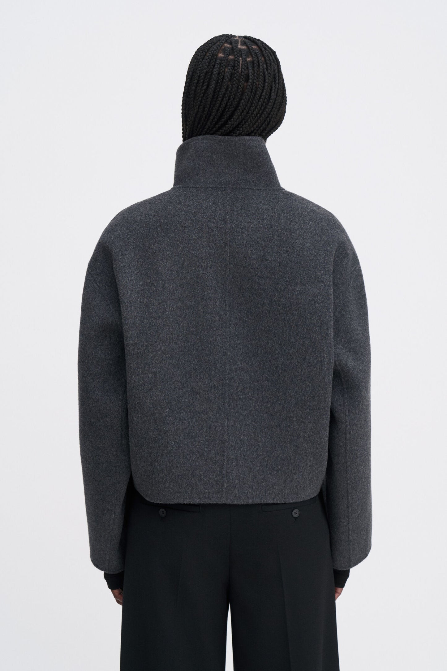 DAFINA JACKET DARK GREY MELANGE