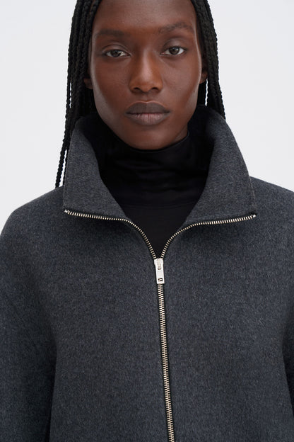 DAFINA JACKET DARK GREY MELANGE