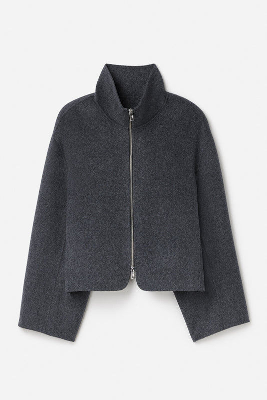 DAFINA JACKET DARK GREY MELANGE