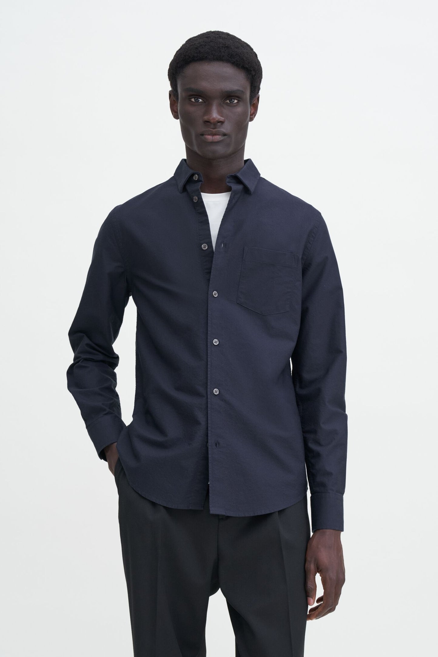 TIM OXFORD SHIRT NAVY