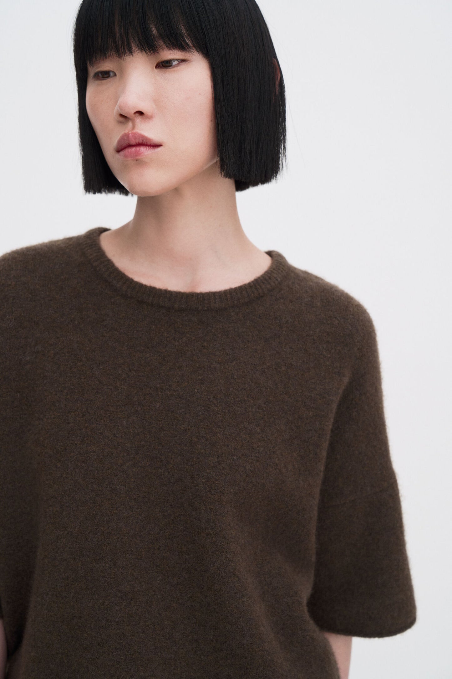 WOOL YAK TEE DRIFTWOOD