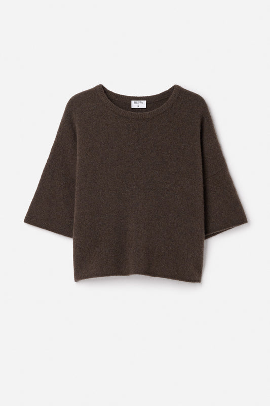 WOOL YAK TEE DRIFTWOOD
