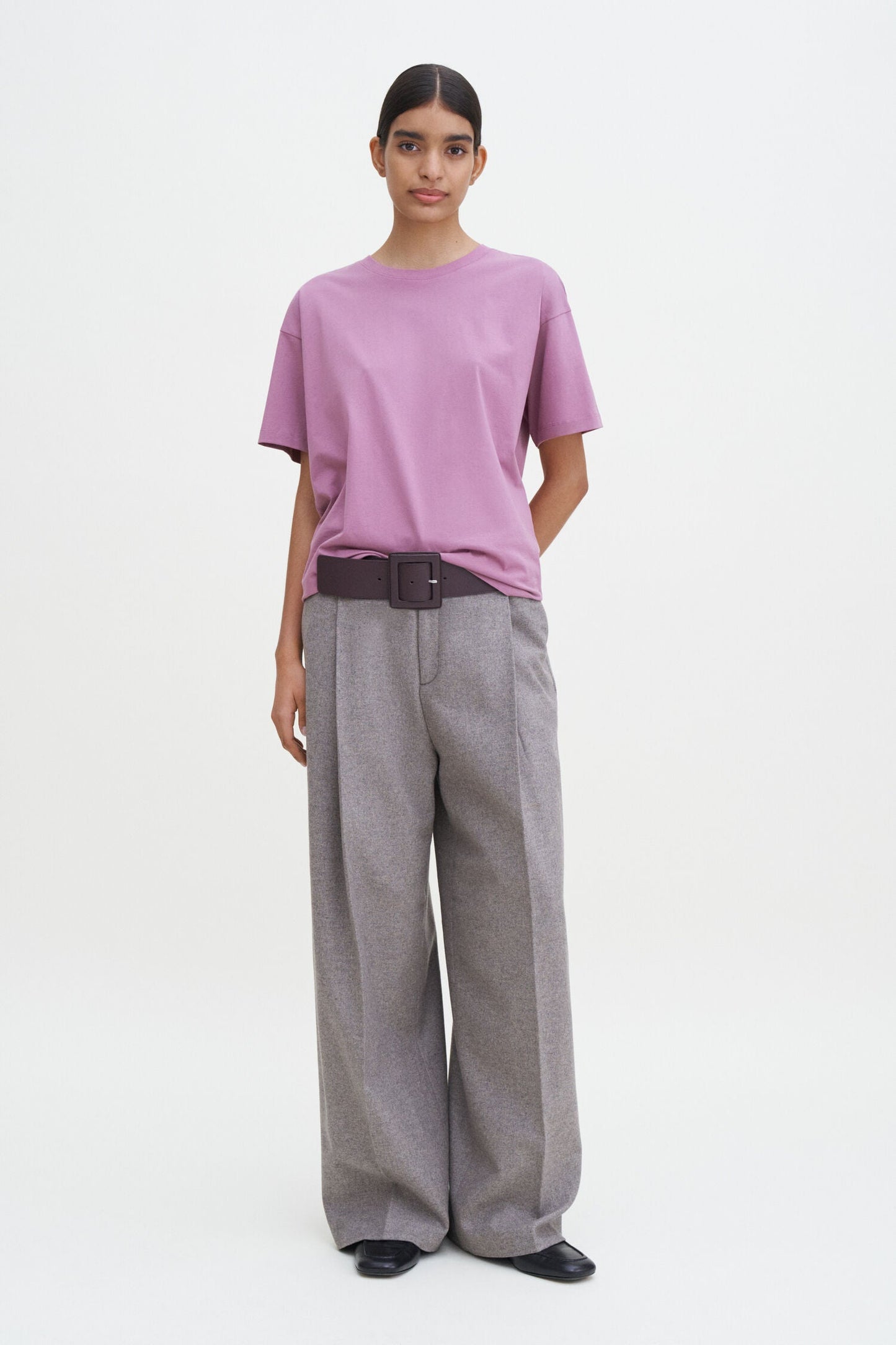 LOOSE FIT T-SHIRT DUSTY LILAC