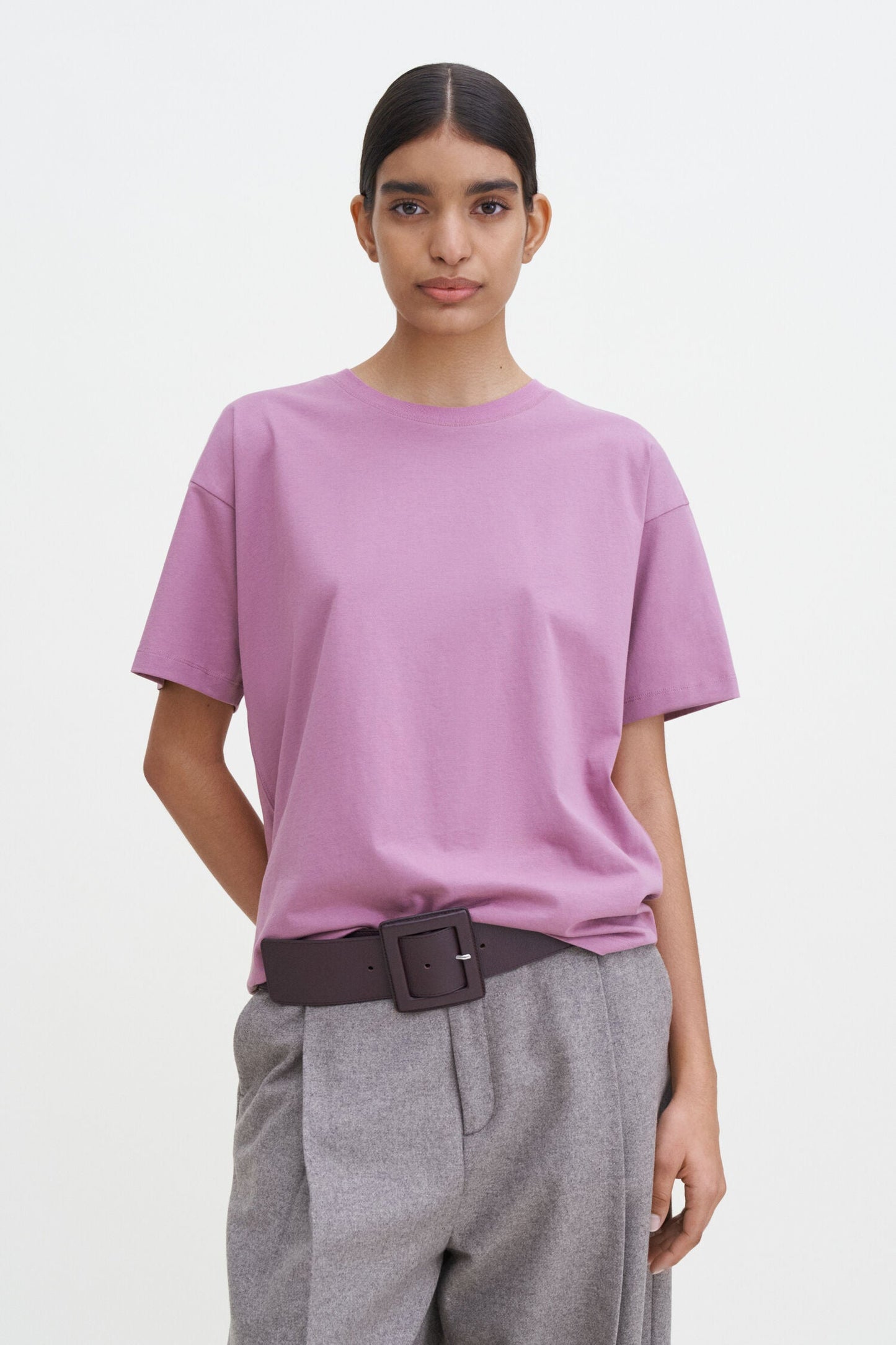 LOOSE FIT T-SHIRT DUSTY LILAC