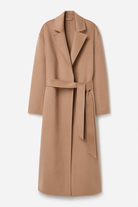 ALYSSA DOUBLÉ COAT DARK CAMEL