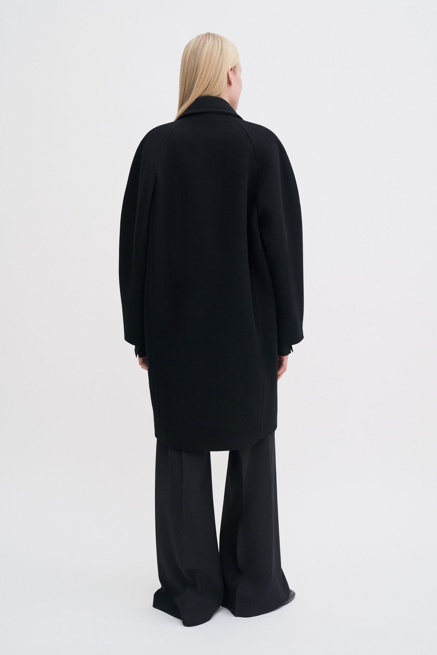 COCOON COAT BLACK