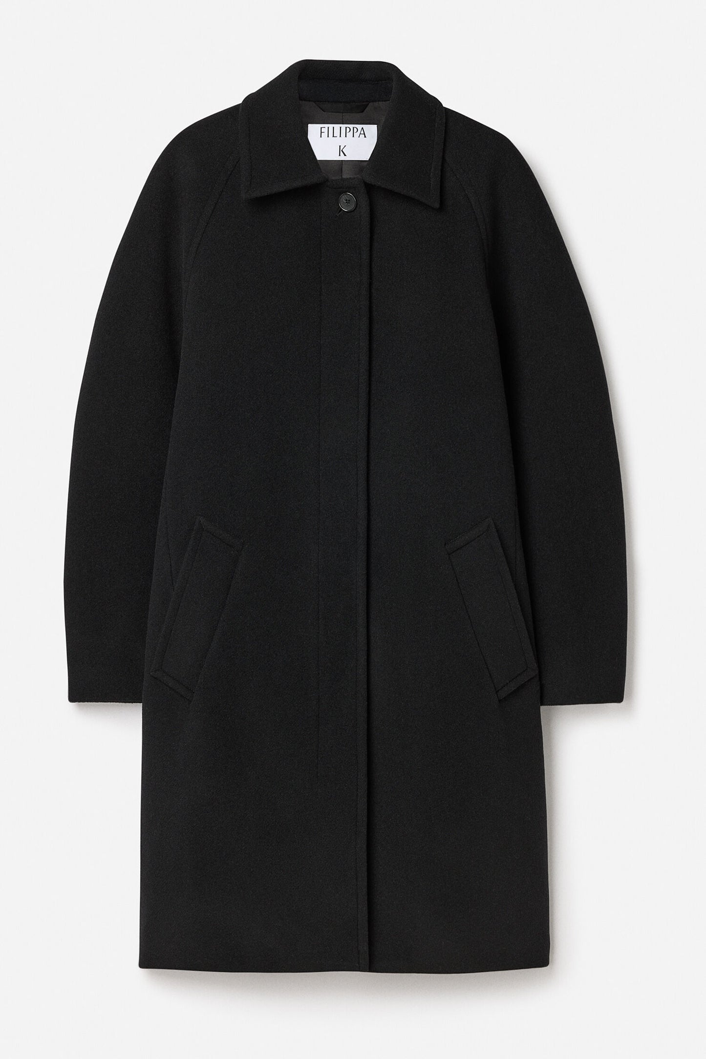 COCOON COAT BLACK