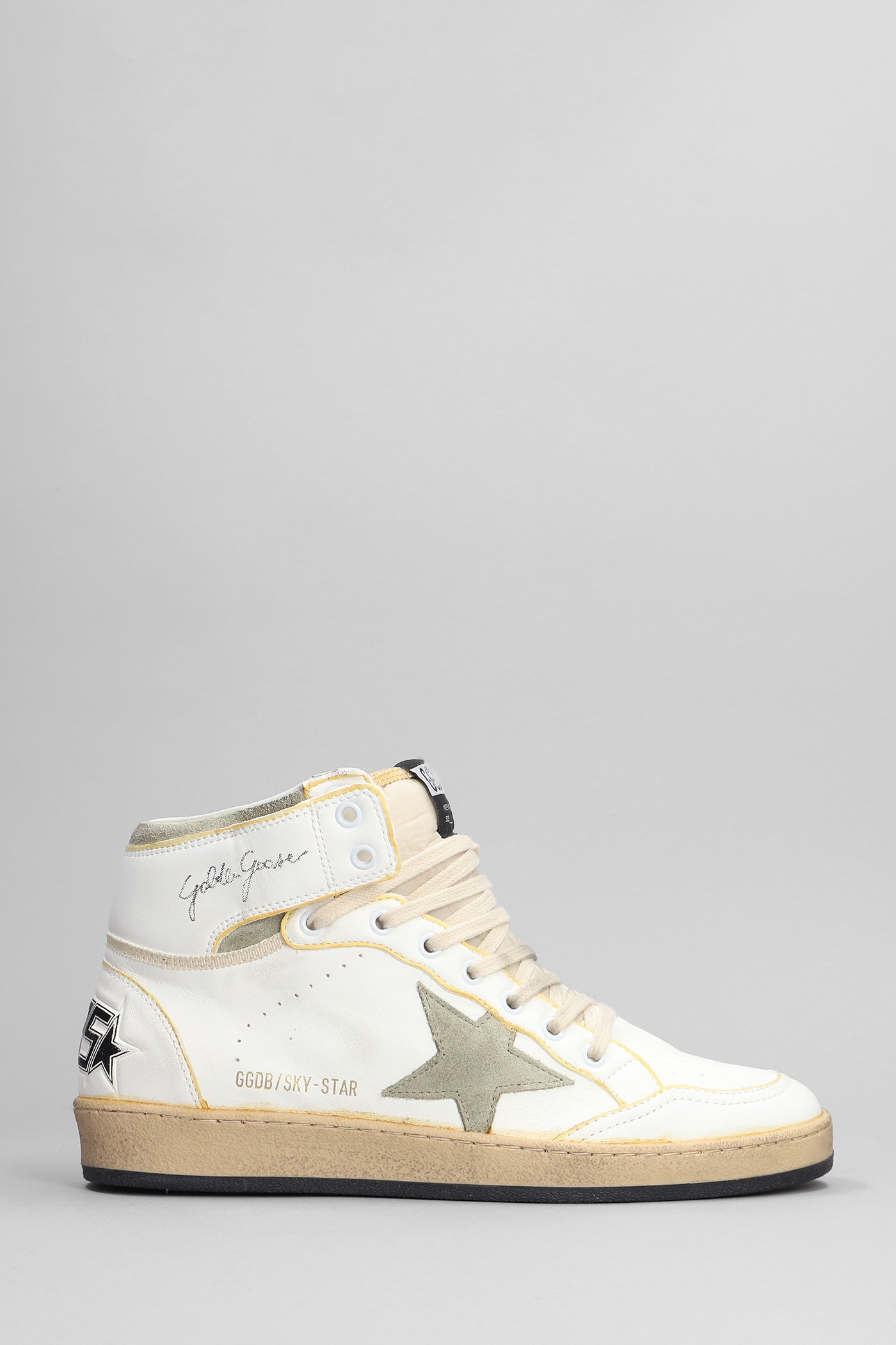 SKY STAR NAPPA UPPER SUEDE STAR NYLON TONGUE WHITE/TAUPE